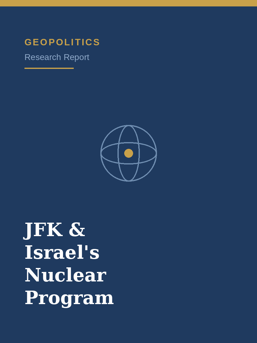JFK and Israel's Nuclear Program