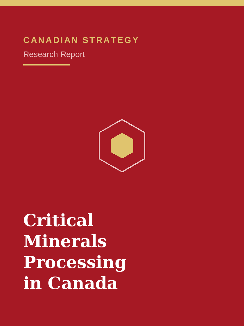 Canada's Critical Minerals Processing Growth