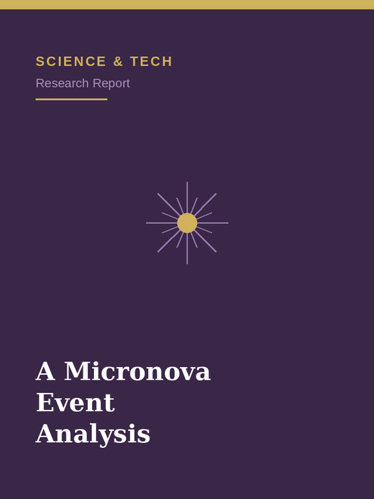 A Theoretical Analysis of a Transiting-Mass-Triggered Micronova Event